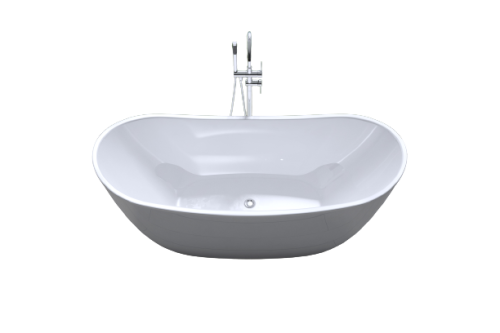 Ванна акриловая Art&Max AM-502-1700-785 отдельностоящая овальная