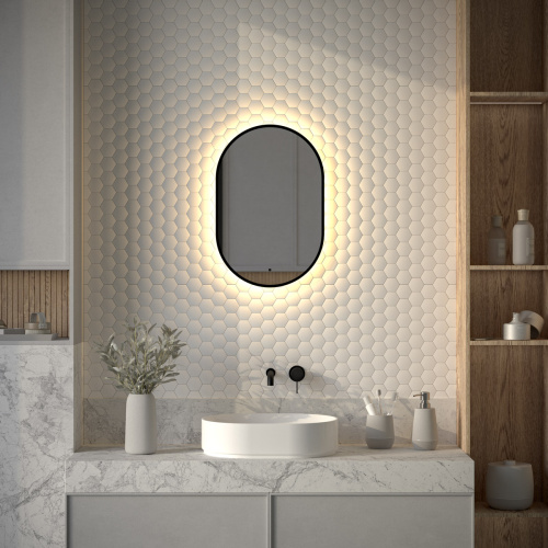 Зеркало с подсветкой Defesto AURA DF 2931R 40x60 - фото 3