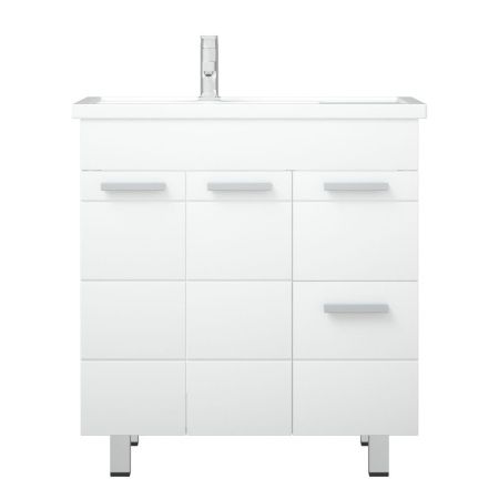 Тумба под раковину Corozo Денвер SD-00000531 80х40 напольная цвет белый