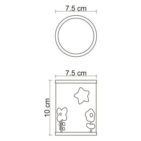 Стакан для зубных щеток WasserKRAFT 3428