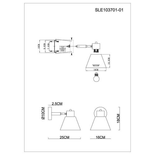 Спот Evoluce Buve (Буве) SLE103701-01 - фото 2