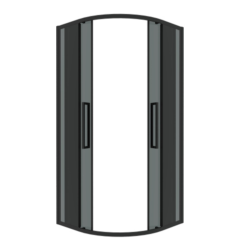 Душевой уголок Grossman Cosmo 301.K33.02.9090.21.10 90х90 стекло тонированное профиль черный матовый - фото 2