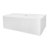 Ванна акриловая Azario LAGO BLANCO AZ-6724-1CR 17075 170х75 пристенная прямоугольная