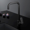 Смеситель для кухни Am.Pm Like F8006022 на раковину/на столешницу черный без термостата