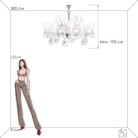 Люстра подвесная Loft It Flambeau 10209/24