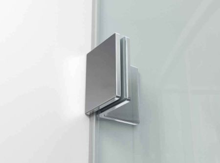 Душевой уголок Ambassador Abner 10011101R 90х90 стекло прозрачное профиль хром без поддона