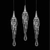 Светильник подвесной Delight Collection Goddess Tears (Годдесс Теарс) P68009L-3 chrome