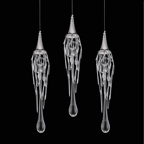 Светильник подвесной Delight Collection Goddess Tears (Годдесс Теарс) P68009L-3 chrome - фото 2