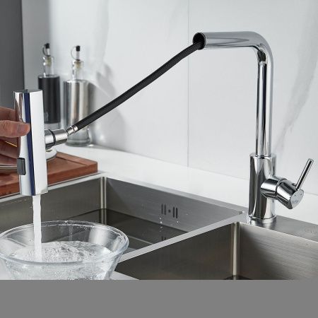 Смеситель для кухни Raffine F203 на мойку хром