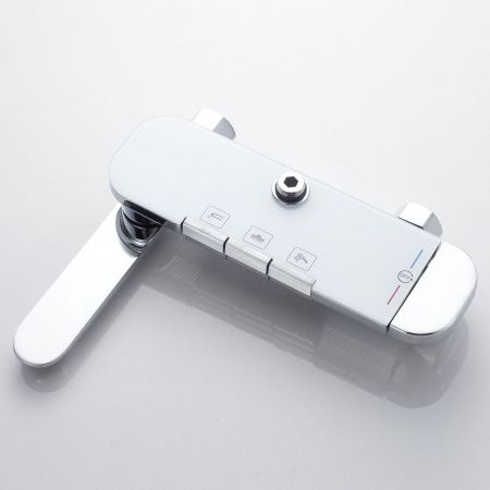 Душевая стойка Shevanik S4726 настенная цвет хром