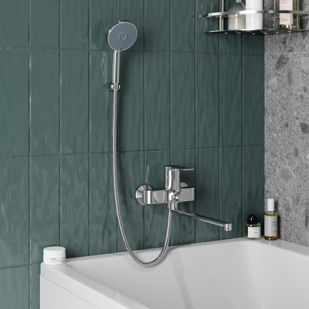 Смеситель для ванны Teymi Lori T10222 настенный хром