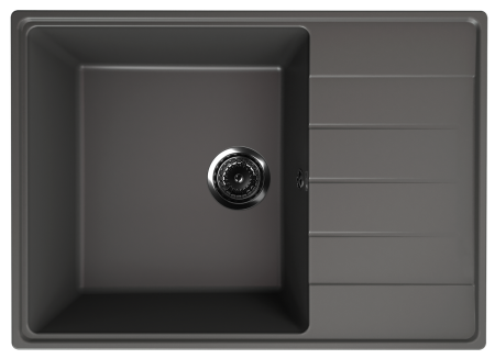 Кухонная мойка Ulgran Quartz Prima 700-09 70х50 цвет графит