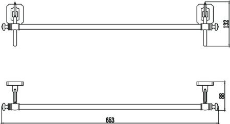 Полотенцедержатель Savol S-006424