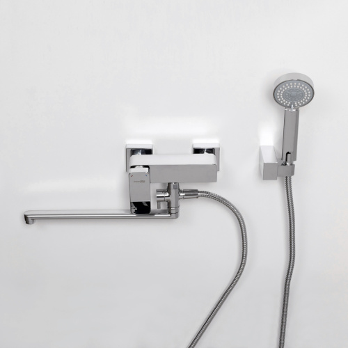 Смеситель для ванны и душа WasserKRAFT Aller 1060 1062L настенный хром - фото 4