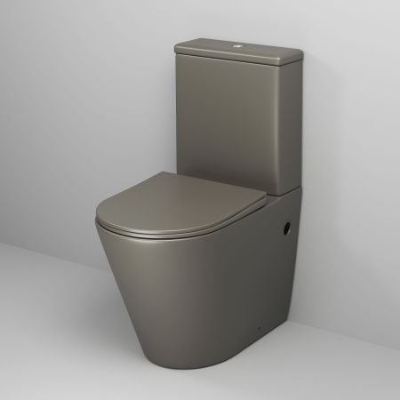 Унитаз напольный с бачком Grossman Color GR-4480GSMS зеленый с сиденьем безободковый каскадный смыв