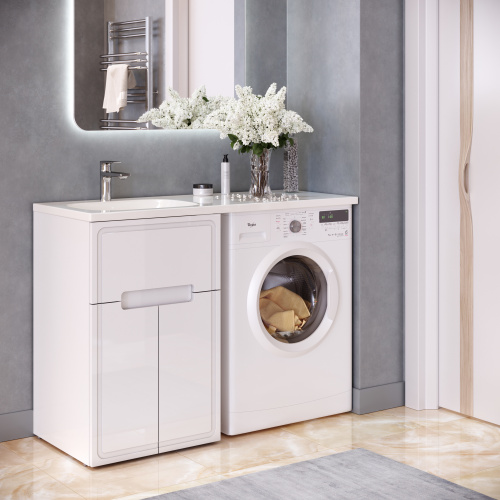 Тумба под раковину Taliente Olejo TA-MBO-60NR-blanco 54.8х48.2х88 - фото 3