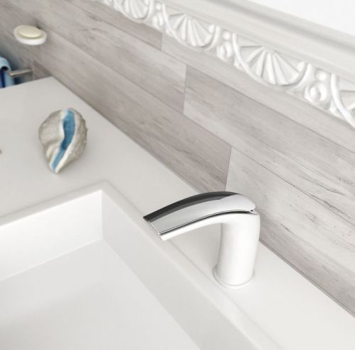 Смеситель Webert Aria AI830102844 на раковину белый - фото 4