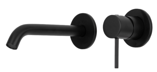 Смеситель для раковины Remer X Style X15PNO встраиваемый в стену черный - фото 2