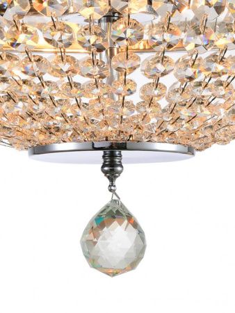 Люстра на штанге Natali Kovaltseva Barocco (Бароццо) BAROCCO 81405/4C CHROME