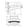 Верхний душ Hansgrohe Rainfinity 26227000 25х25 хром