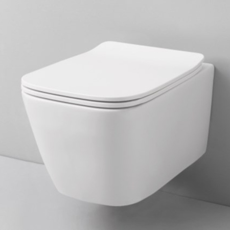 Чаша унитаза подвесная Artceram A16 ASV005 01 00 цвет белый без сиденья безободковая каскадный смыв