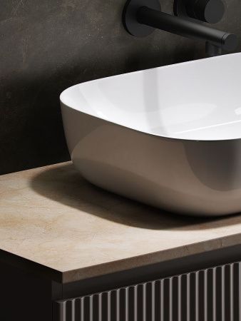 Тумба под раковину Sancos SNOB R SNR80SM 80х40 подвесная цвет коричневый