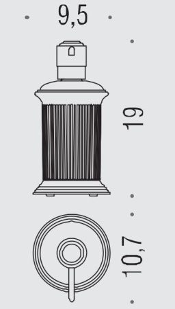 Дозатор Colombo Hermitage B9336.OA-VAN