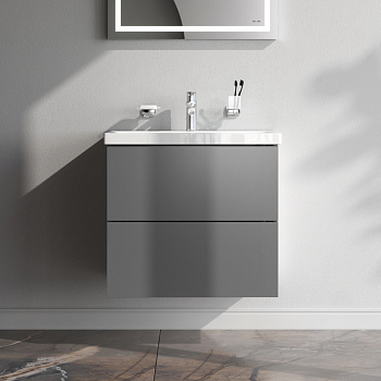 Тумба под раковину Am.Pm Gem M90FHX06022GM 60х41х54 подвесная цвет графит матовый