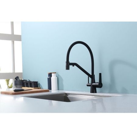 Смеситель для кухни Raglo R80 R80.62.06 на мойку черный