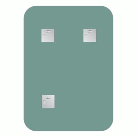 Зеркало Evoform Primary BY 0127 50х70 подвесное