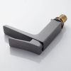 Смеситель Shevanik S4401T на раковину оружейная сталь