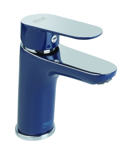 Смеситель Fiore 81TX8123 на раковину хром/синий - фото 2