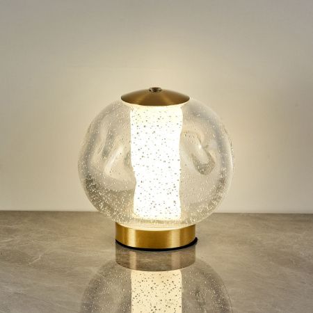 Настольная лампа Delight Collection OT2437-T brass/clear