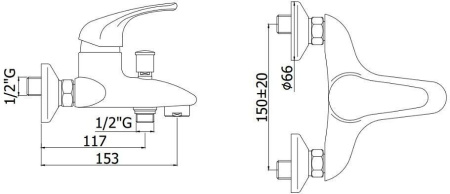 Комплект смесителей Paffoni Nettuno Due 255119 хром