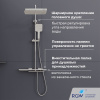 Душевая стойка RGW Shower Panels (Шоувер панелс) 51140134-01 настенная цвет хром с термостатом