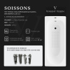 Ванна чугунная Vinsent Veron Soissons VCN1707042-AS 170х70 пристенная прямоугольная с ножками