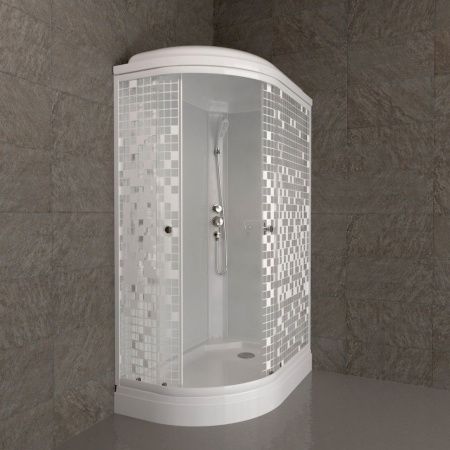 Душевая кабина Тритон Коралл Щ0000061818 120х80 асимметричная с крышей ориентация правая