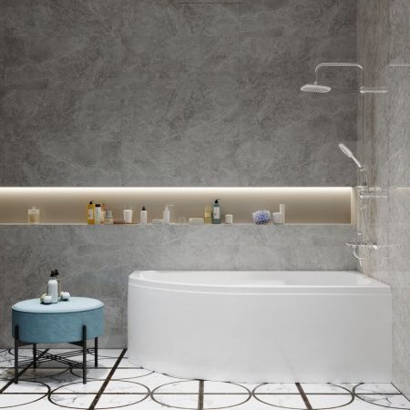 Ванна акриловая Тритон София Щ0000067270 150х95 пристенная асимметричная без каркаса