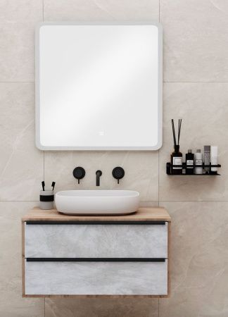 Зеркало с подсветкой Runo Руан 00-00001289 80х80