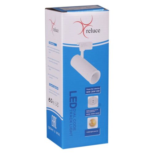 Трековый однофазный светильник Reluce 06650-9.3-LED10/20/30W CCT WT - фото 3