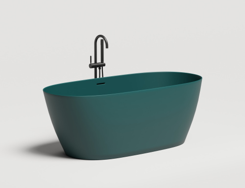 Ванна из литьевого мрамора Salini SOFIA 102511G 165х75 отдельностоящая овальная