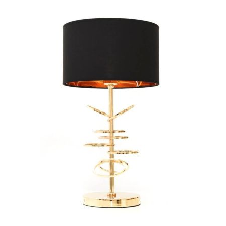 Настольная лампа Lumina Deco Milari (Милари) LDT 5530 F.GD+BK
