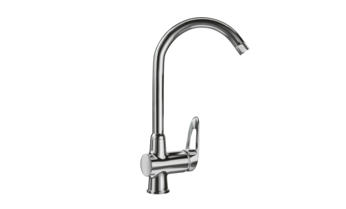 Смеситель для кухни Ulgran Classic U-006 Хром на мойку хром