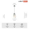 Светильник подвесной Lightera Braies (Браиес) LE131L-38W