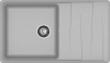 Кухонная мойка Granfest Level LV-860L серый 86х50 цвет серый поверхность матовая