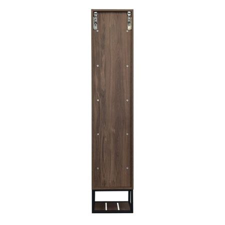 Шкаф-пенал Comforty Порто 00-00009982CF 40х170 подвесной цвет коричневый
