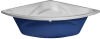 Ванна акриловая C-Bath CBS001003 140х140 угловая четверть круга