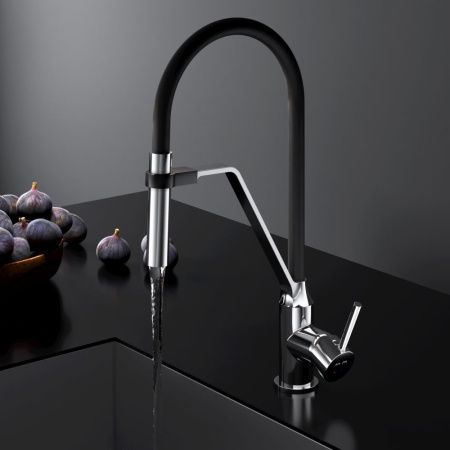 Смеситель для кухни Am.Pm Like F8013000 на мойку черный/хром