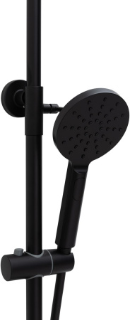 Душевая стойка Allen Brau Eclipse 5.E1006-31 настенная цвет черный