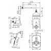 Душевая система Cisal Victorian 913.VT02H.CR встраиваемая в стену цвет хром